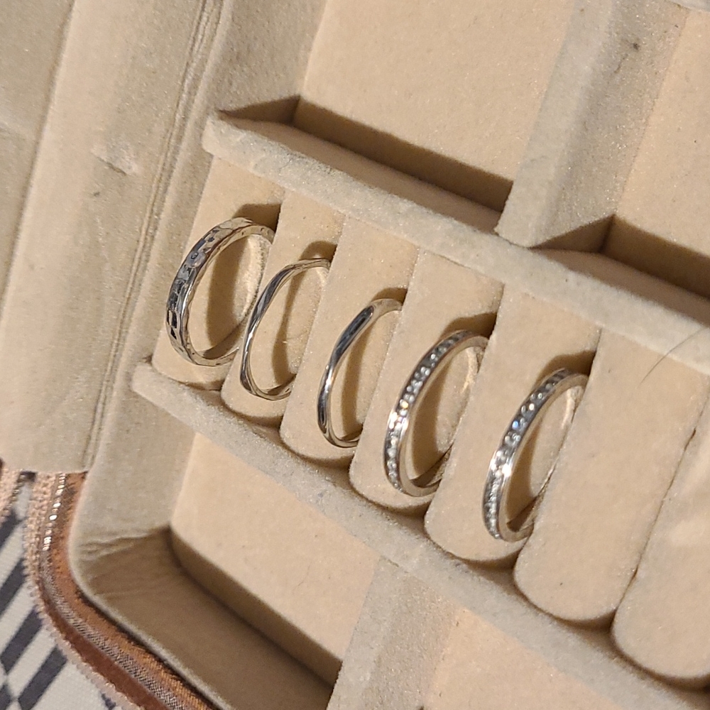 Stacking Ring Cubic Zirconia Set - image 1